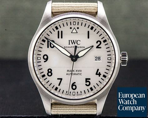 iwc mark xviii white dial